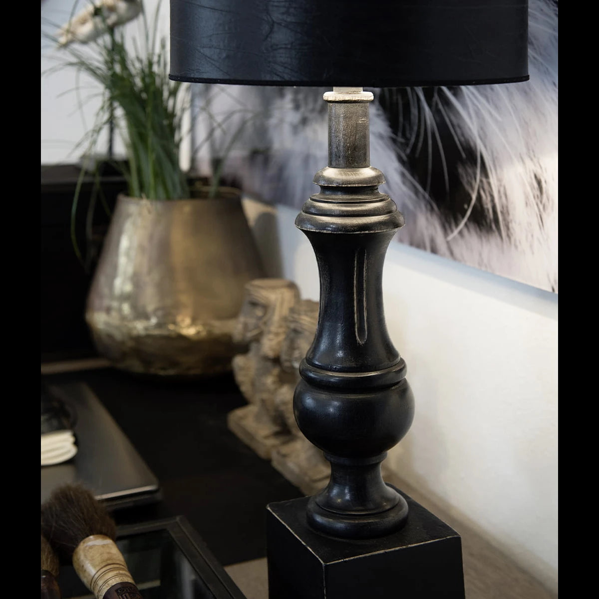 Venice Lamp Base Black