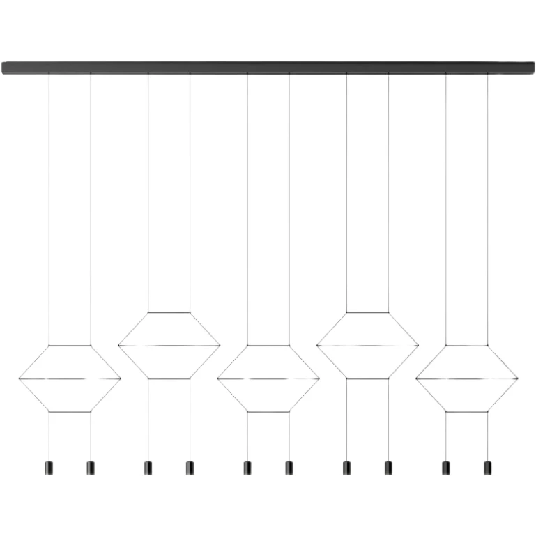 Wireflow Lineal Pendant Lamp