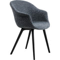 Thumbnail photo of Bat Dining Chair, Fully Upholstered, Plastic Base