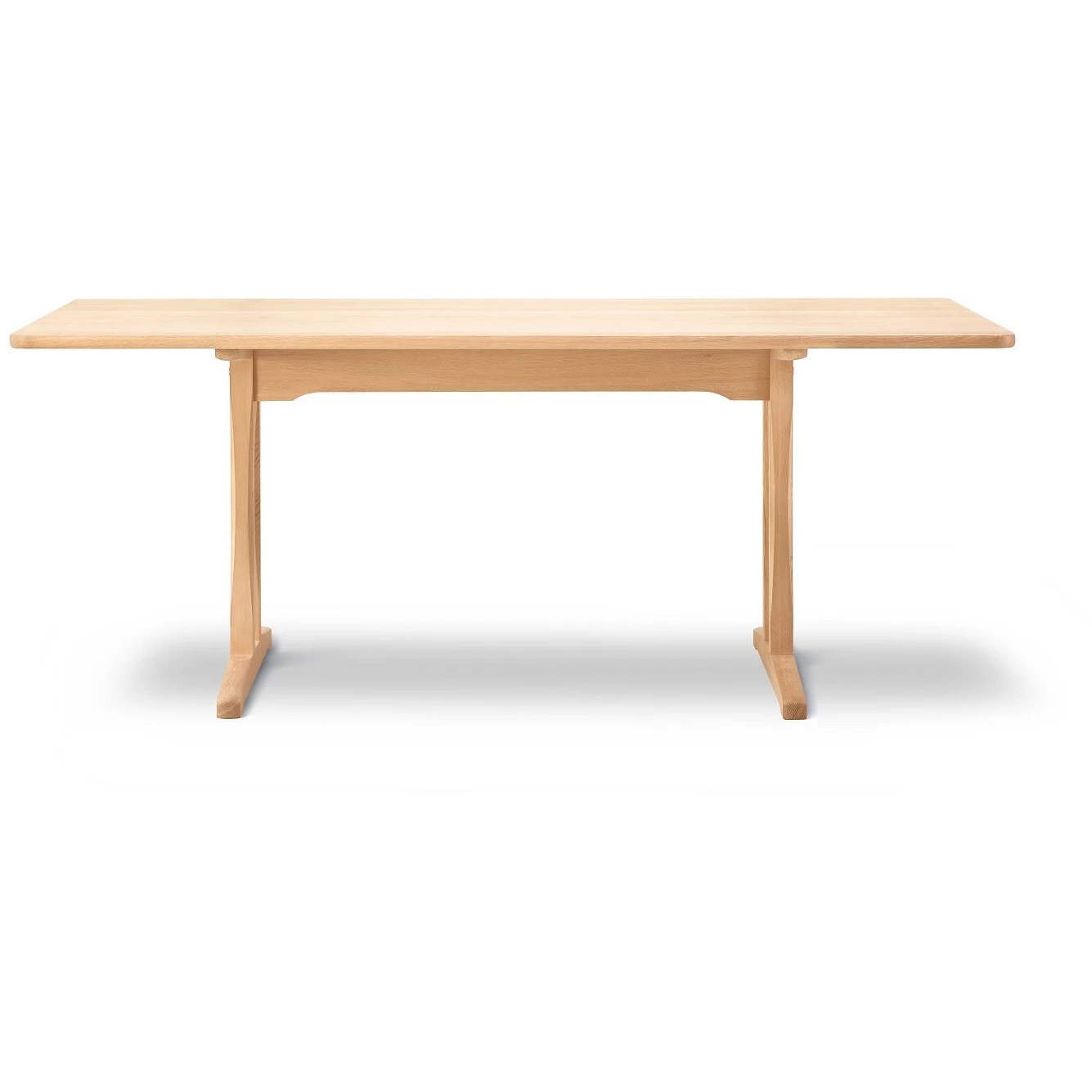 6290 C18 Mogensen Shaker Dining Table 180x90 cm - Light Oiled Oak