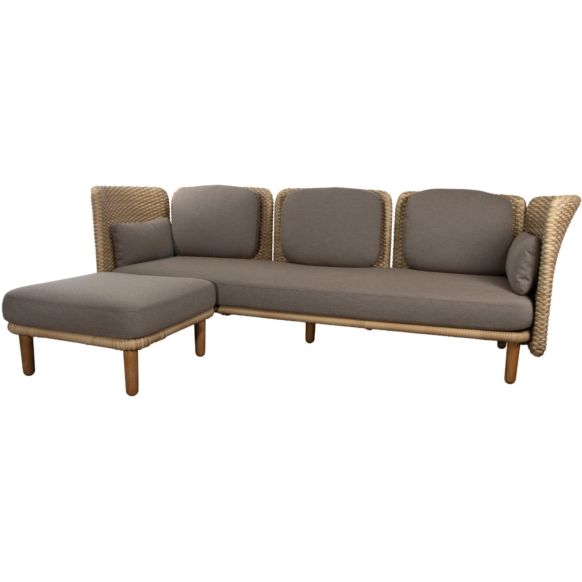 Arch 3-pers. Sofa - M. Lav Arm/ryglæn&chaiselong