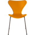 Thumbnail photo of 3107 Seven, coloured box, Venetian Red, Underframe Brown Bronze - Dining chairs - Arne Jacobsen - Red - Metal/wood