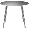 Thumbnail photo of M21 Brick Garden Table Ø: 90 cm - Stainless Steel/Stone