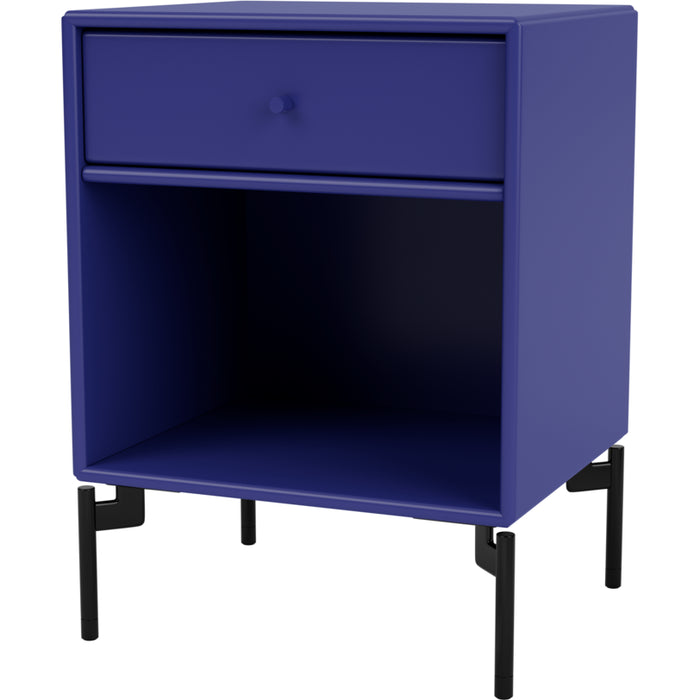 Photo of Dream Nightstand - Monarch / Black Legs - Bedside Table - Peter J. Lassen - Blue - Mdf