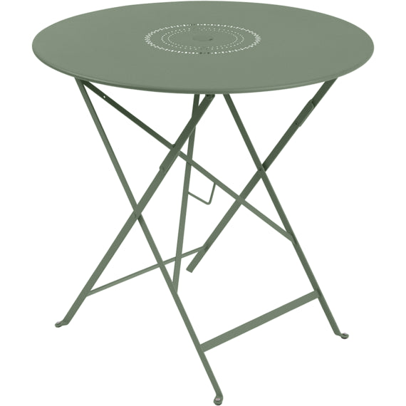 Photo of Floréal Table Ø 77 cm, Cactus - Outdoor dining table - Green - Metal