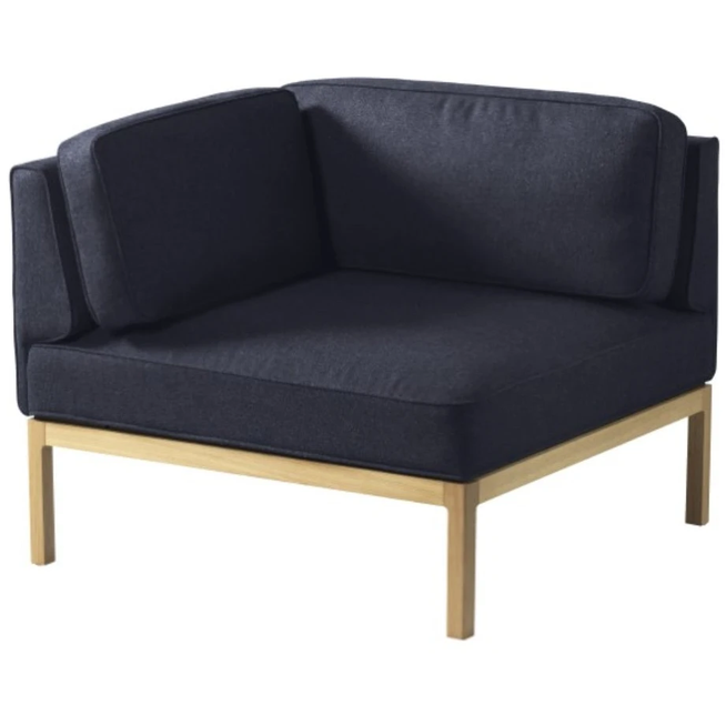 Photo of L37 - Left corner module 90 cm - Dark blue - 90 cm