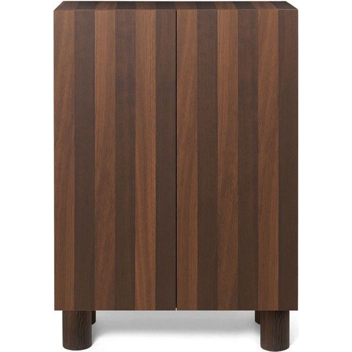 Photo of Post Storage Cabinet - Cabinet - Smoked Oak - W: 92 x H: 134 x D: 42.5 cm