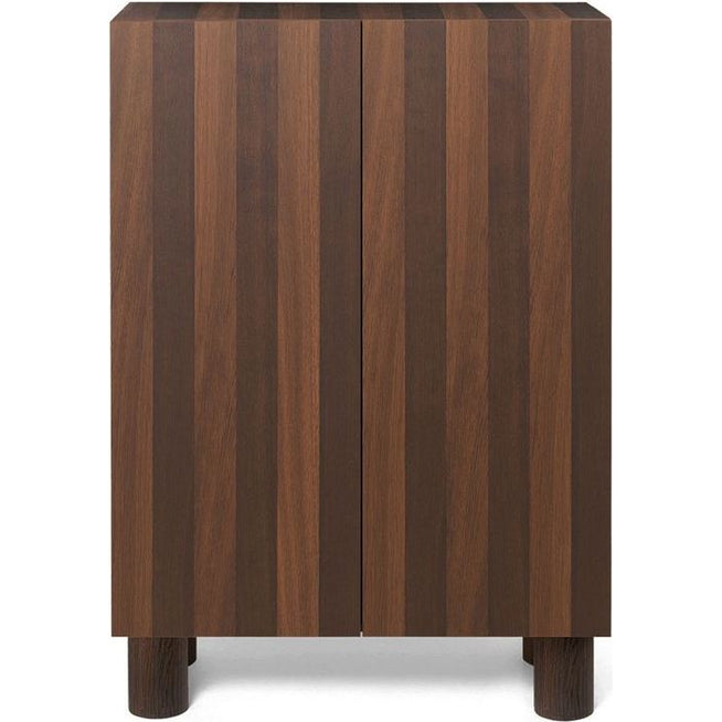 Photo of Post Storage Cabinet - Cabinet - Smoked Oak - W: 92 x H: 134 x D: 42.5 cm