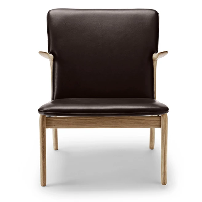 Beak Chair Armchair by Ole Wanscher (Thor 377 leather, oiled