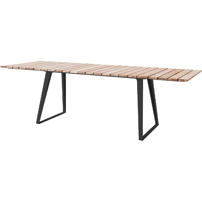 Photo of Copenhagen Table - Outdoor Dining Table - Beach+Sharp - Grey - Wood