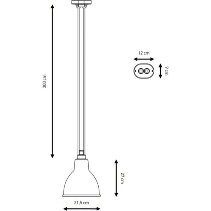 Photo of No. 322XL Ceiling Lamp From Lamp Gras 1