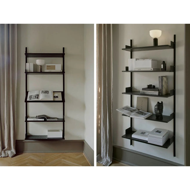 Photo of New Works Wall Shelf - Hylde - 190 - White / White - H190 X W83.5 X D30.5 Cm