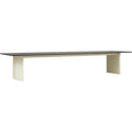 Thumbnail photo of Panel Table 100 X 420 Cm Cream Dark Brown - Matbord - Simon Legald - Brun - Metall/trä