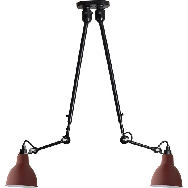 Photo of No. 302 Double Ceiling Lamp from Lampe Gras 1