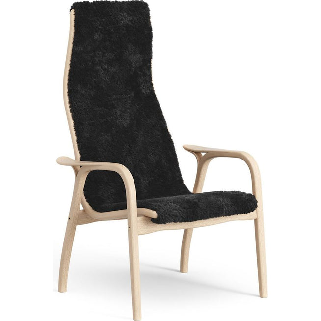 Photo of Lamini Children's Arm Chair Laquered Beech/sheep Skin