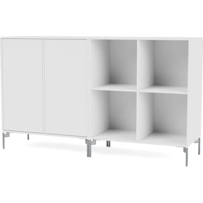 Photo of Pair Classic Sideboard - Matt Chrome Legs