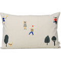 Thumbnail photo of The Park Cushion - Børnepude - Natural - B60 X H40 Cm