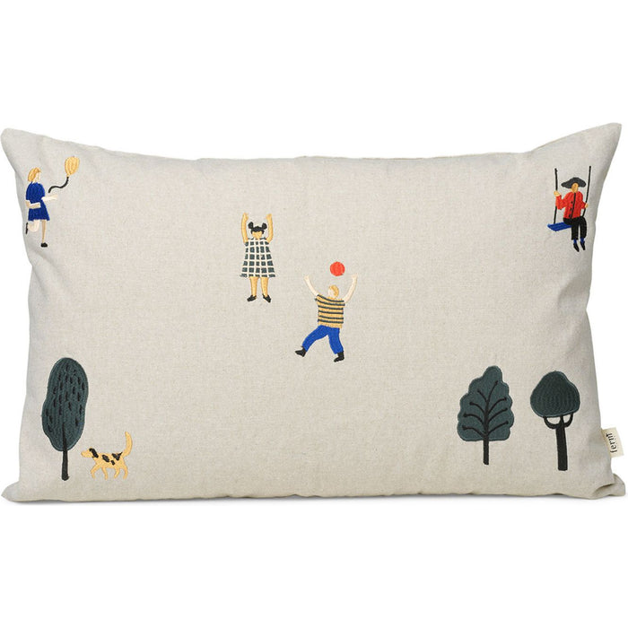 Photo of The Park Cushion - Børnepude - Natural - B60 X H40 Cm