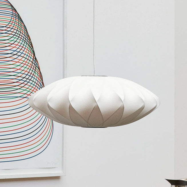 Photo of Nelson Saucer Bubble Crisscross Pendant Lamp