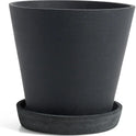 Flowerpot With Saucer, Large Ø17.5 Cm