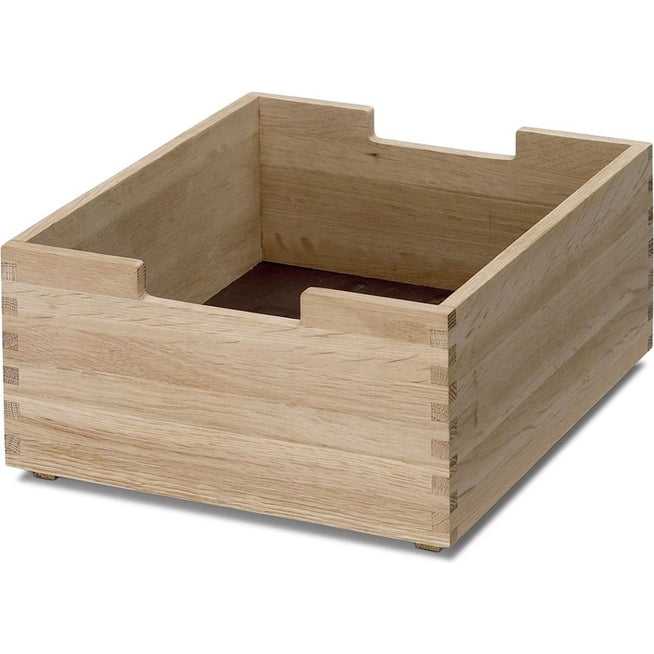 Photo of Cutter Low Oak - Small Storage - Niels Hvass - Wood-coloured