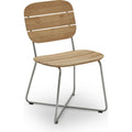 Thumbnail photo of Lilium Chair - Outdoor dining chairs - Wood colored - Metal/wood