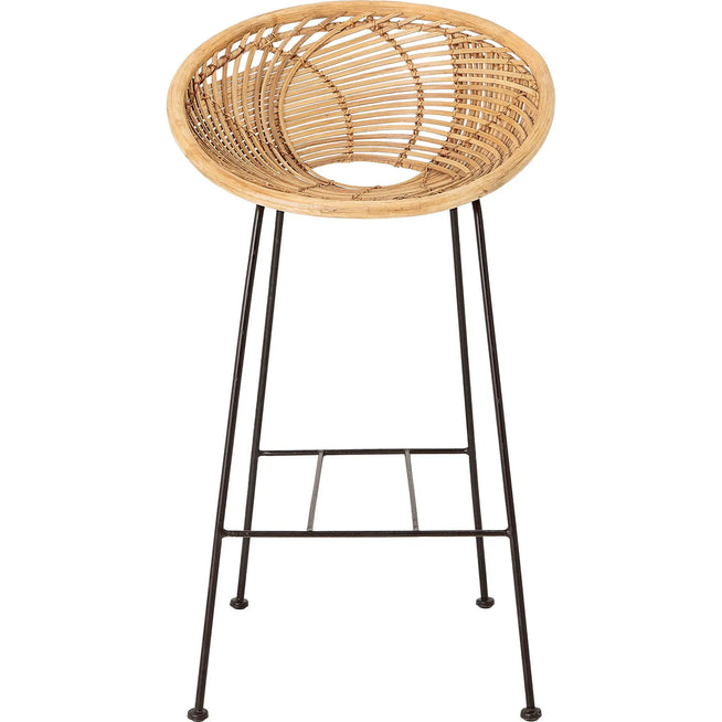 Photo of Rattan by Yonne Bar Stool - Natural