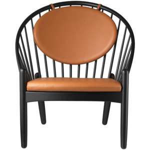 Photo of Poul M. Volther Armchair - J166 Jørna - Black/beige