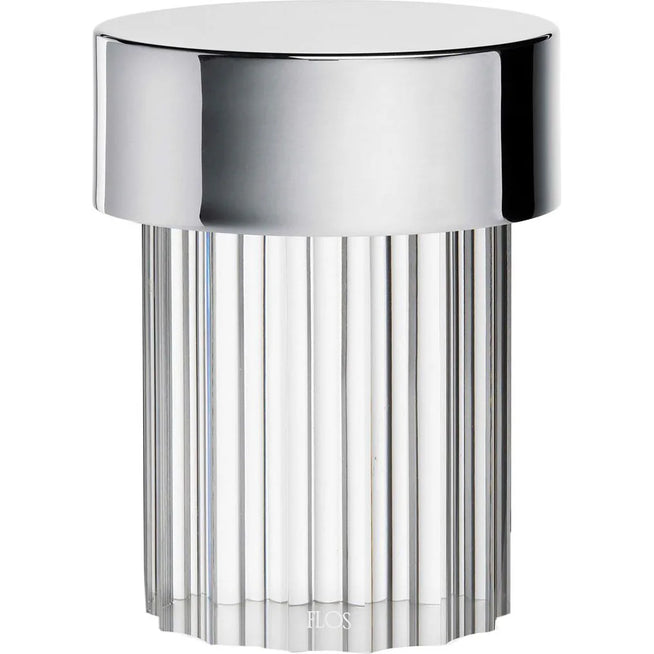 Photo of Last Order Fluted Portable Table Lamp Polished
