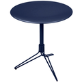 Thumbnail photo of Flower Pedestal Table Deep Blue 92 - Outdoor dining table - Harald Guggenbichler - Blue - Metal