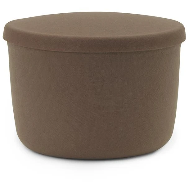 Hide Storage Pouf Small