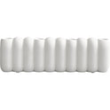 Tube Candle Holder Bone White