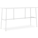 Union Bar Table - Højbord - Hvid - H105,5 - L: 190 X D: