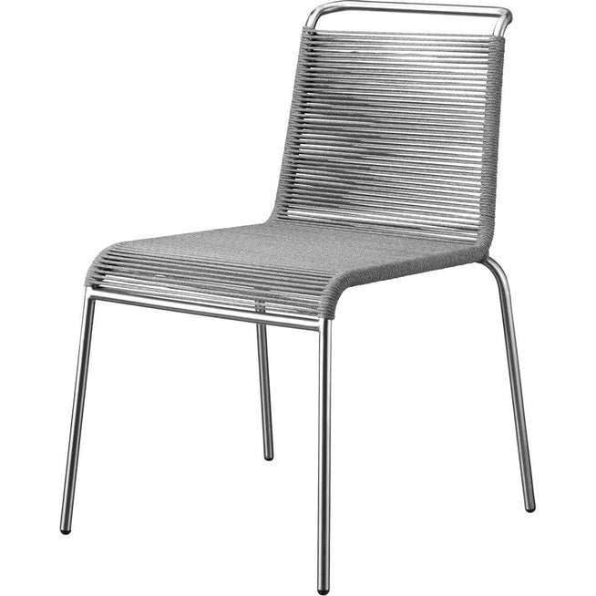 Photo of M20 Teglgård Cord Chair Light Grey Mixed-stainless Steel