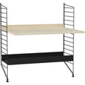 Thumbnail photo of String Headboard 85, Black, 2-pack - Shelving - Nils Strinning - Black - Metal