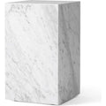 Plinth Tall White Marble - Småbord & Sidobord - Norm Architects - Vit - Sten