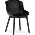 Thumbnail photo of Hyg Chair Wood - Dining chair - black - black oak - H: 84 x L: 54 x D: 53.5 x Sh: 46 cm