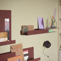Thumbnail photo of Folded Shelves Small - Olive - Wall shelves - Metal