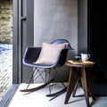 Eames Plastic Armchair Rar - 11 Pebble - Basic Dark Base - Dark Maple - Matstolar - Charles & Ray Eames - Vit - Metall/trä/plast