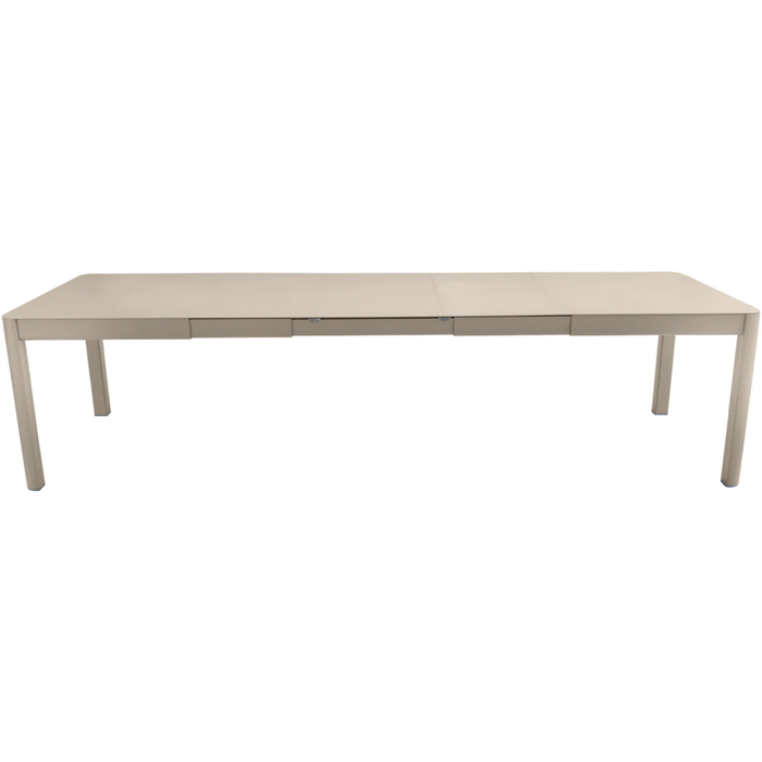 Photo of Ribambelle Table With 3 Extensions, Nutmeg - Matbord Utomhus - Beige - Metall