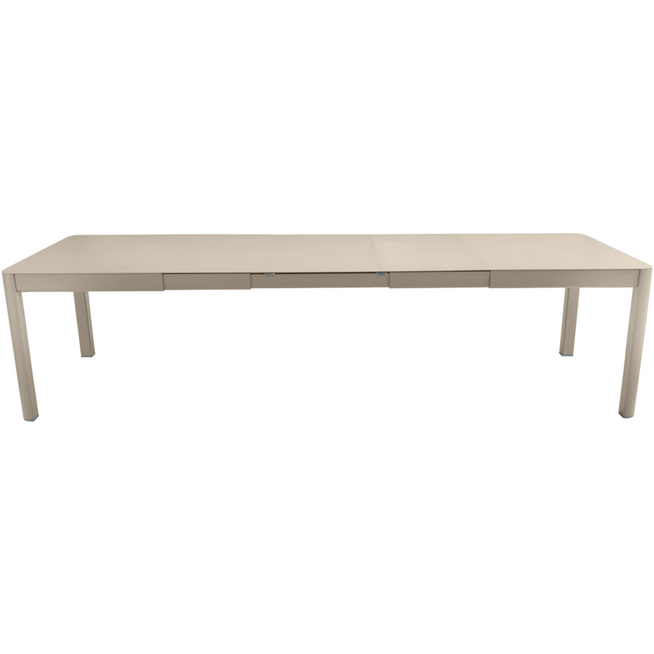 Photo of Ribambelle Table With 3 Extensions, Nutmeg - Matbord Utomhus - Beige - Metall