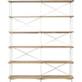 Thumbnail photo of A91 Nordhavn Reol H: 186 X 160,5 Cm - Eg/silk Grey