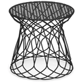 Re-found Pouf, Black, No Cushion - Utomhuspallar & Puffar - Patricia Urquiola - Svart