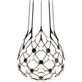 Thumbnail photo of Mesh D86 Ø55 cm - Chandeliers - Francisco Gomez Paz,Paolo Rizzatto - Black