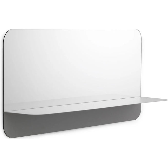 Photo of Horizon Mirror - Grey Horizontal - L: 80 X D: 17 X H: 40 Cm
