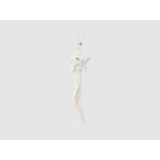 Photo of Vela Star Ornaments - Set Of 4 - Juletræspynt - Natural - W8 X H22 X D1 Cm