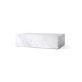 Thumbnail photo of Plinth Low White Marble - Soffbord - Norm Architects - Vit - Trä/sten