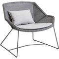 Thumbnail photo of Breeze Loungestol 5468 Li/ls/lw - Loungestol - Lysegrå - B: 87 X D: 72 X H: 73 X Sh: 40 Cm