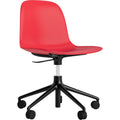Thumbnail photo of Form Chair Swivel 5W Gas lift - Black Aluminum