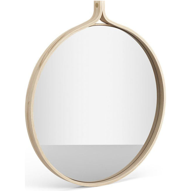 Photo of Comma Mirror Round Ø52 Cm Ash